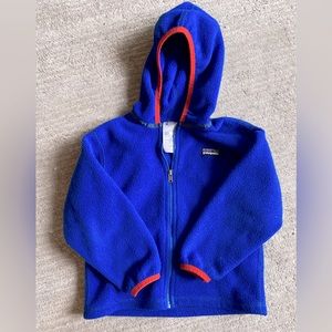 Patagonia zip fleece 3T blue